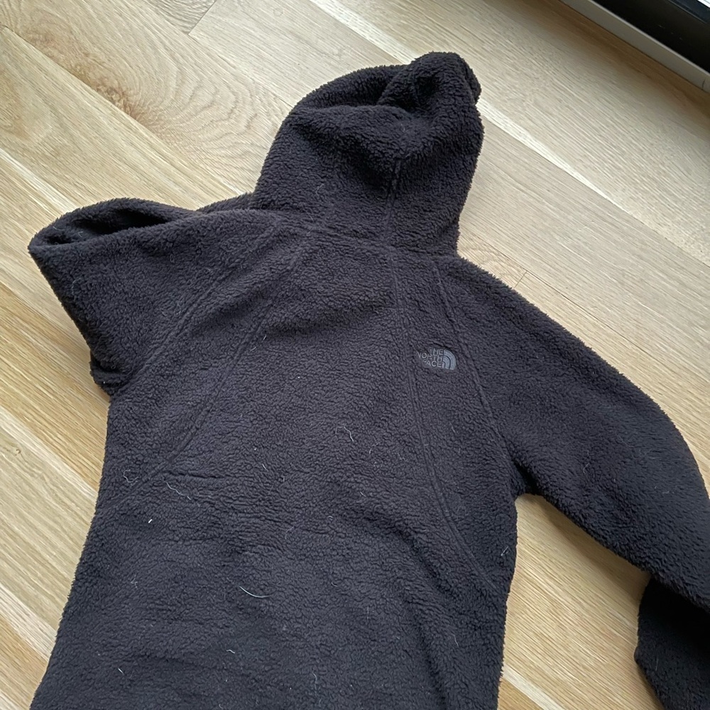 Black Sherpa North Face Sweater